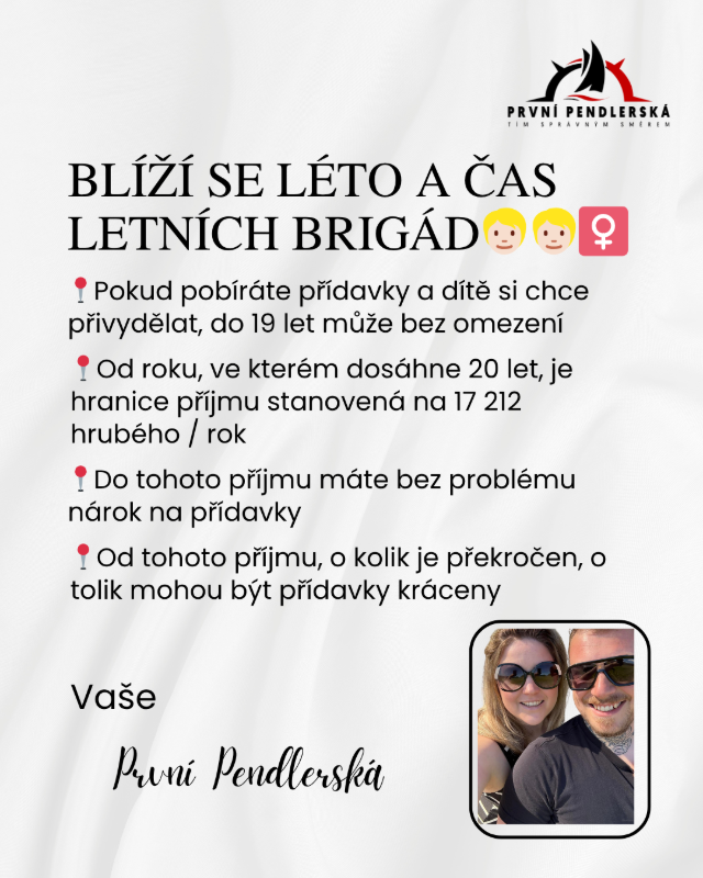 Blíží se léto a čas letních brigád👱🏻👱🏻‍♀️